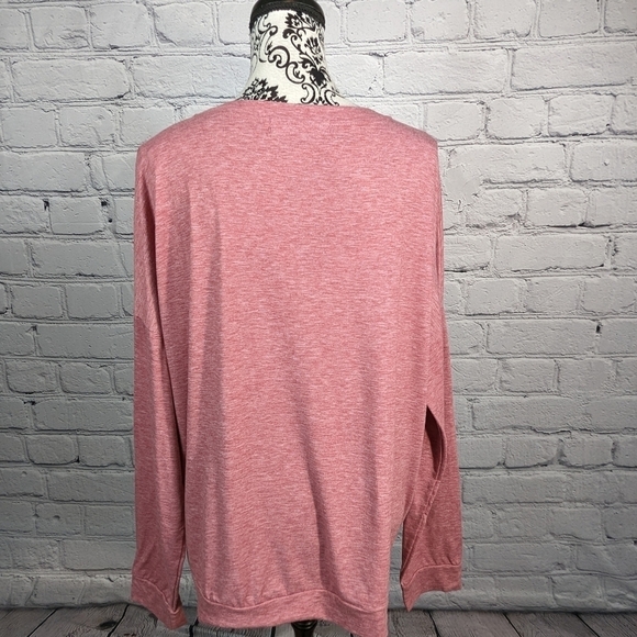 BarnKas women's long sleeve popover plus size XXL top pockets stretch knit bb03 - Picture 9 of 9